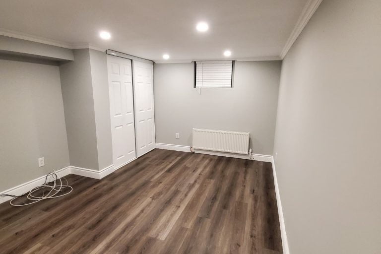 spacious basement bedroom renovation