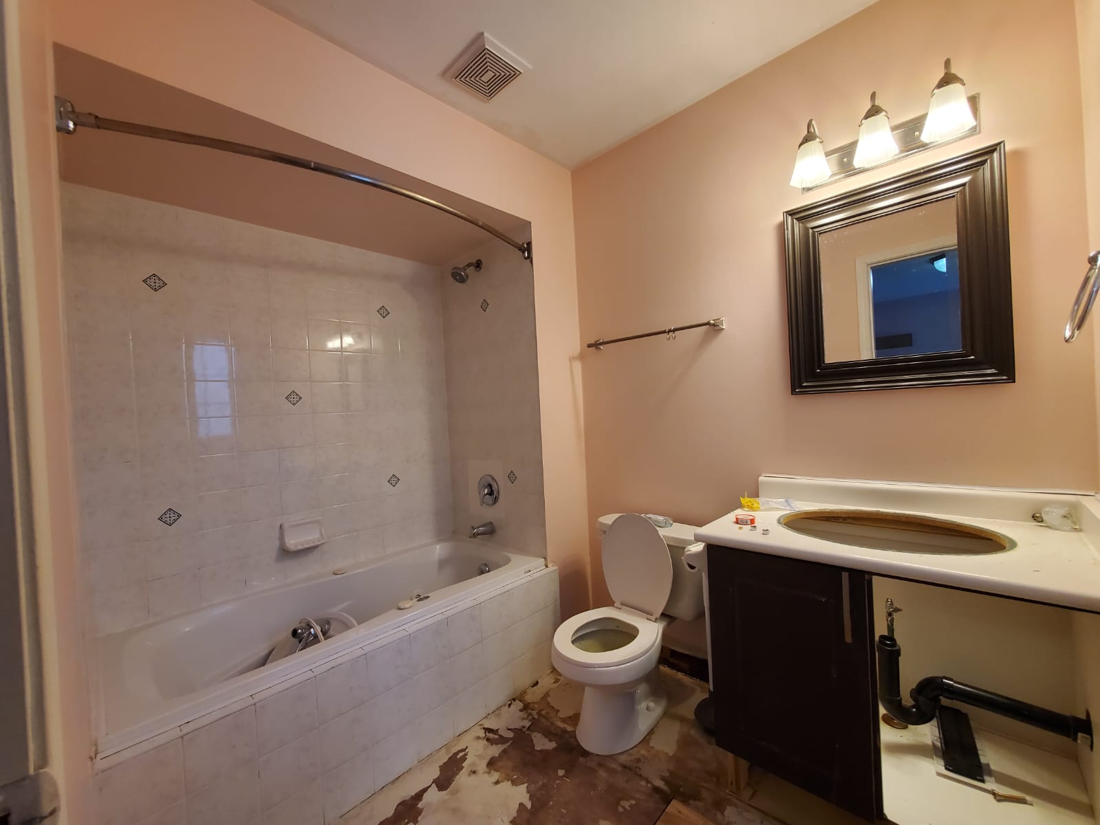 3 piece bathroom renovation project before construction - bathroom renovations before and after pictures